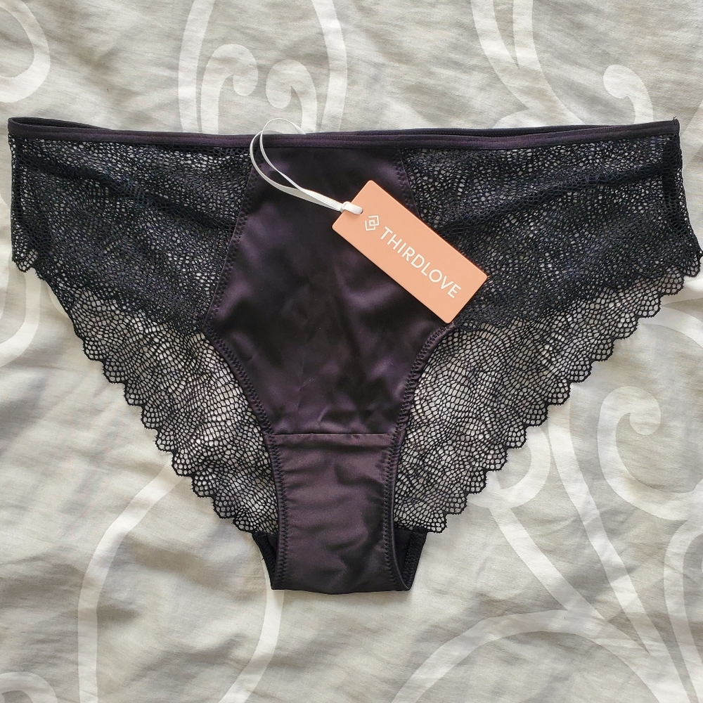Thirdlove Lace Back mid-high rise panties